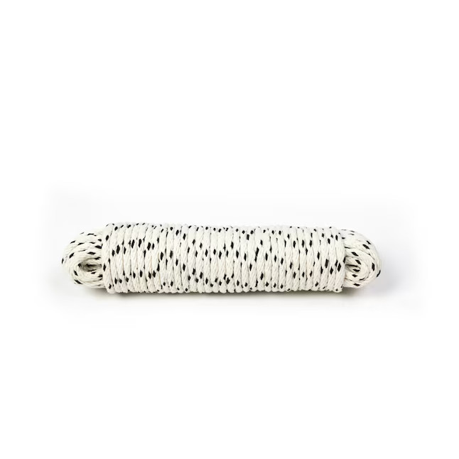RELIABILT 50.0-ft x 0.2188-in Braided Cotton Rope (By-the-Roll)