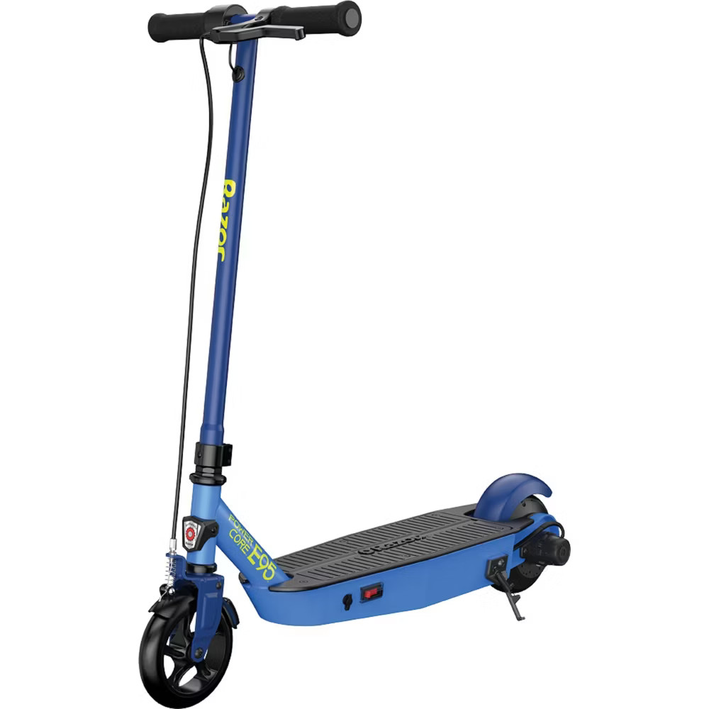 Razor E95 Electric Scooter – Blue: Steel Frame 10 mph Max Speed