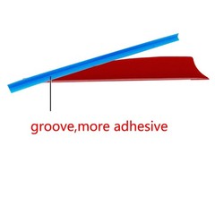 60pk Archery Arrow Vane 3″ 4″ Shield Cut Vanes Mix Two Solid Colors Your Choice