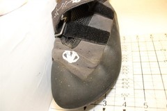 Evolv Defy VTR eco-TRAX Biginner Rock Climbing Mens Size 9 9.5 Black Strap Shoes