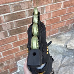 K2 Flight 76 Men’s US Size 9.5 Inline Skates Black Vintage Skate