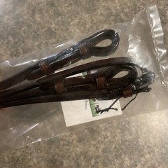New Harmohn Kraft Americana 7081-411 Full Oak HK AMAR 1/2” Plain Laced Reins