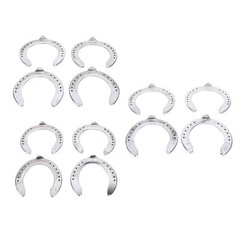 4pcs Horseshoes Aluminum Alloy Light Weight Horse Ridin MG