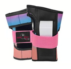 Eight Ball Kids 8+ Pad Set 3pk – Sunset Fade: Elbow, Knee, Wrist Protection