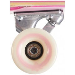 Dusters Culture Pink/Yellow 8.5″ x 33.0″ Longboard Cruiser Skateboard Complete