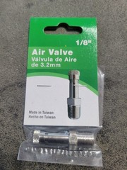 Air Valve, Chrome & Zinc-Plated, 1/8-In. -AV125