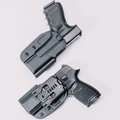 Glock 19 OWB Holster – USA Made – Fits Glock 19 19X 25 32 44 45 (Gen 3, 4, 5)…