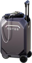 Electric Smart Rideable Suitcase Travel Buddy Riding Luggage Scooter–Black