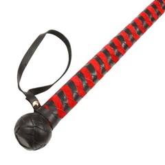 Cow Hide Leather BULL WHIP 04 Feet Long 12 Plaits Red/Black Indiana Jones Whip