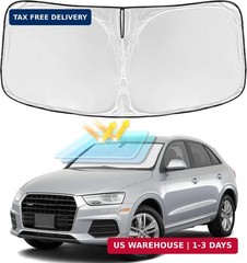 for Audi Q3 2013-2018 Windshield Sun Shade – 4 Layers Car Sunshades for Front Wi