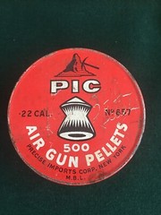 Vintage PIC Air Gun Pellet Tin NO. #657 .22 CAL – Made In Great Britain – Used