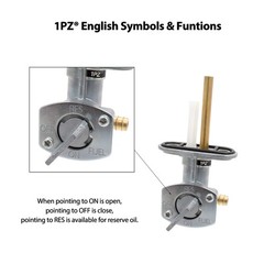 1PZ K40-GL3 Fuel Valve Petcock Shut Off for Kawasaki Bayou 220 250 1/4″ NPT