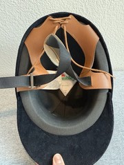Wembley English Riding Helmet A 10 Black Velveteen Equestrian