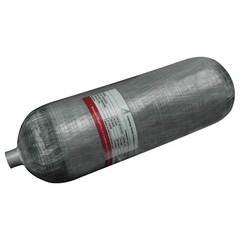 TUXING 4500Psi/300Bar Pcp Air Tank 9L Carbon Fiber HPA Tank with Luminous valve
