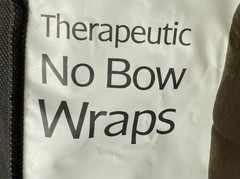 BACK on TRACK Pair of (2) No Bow 14″ Therapeutic Welltex Leg Wraps~Lightly Used