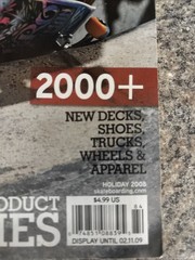Transworld Skateboarding Magazine Holiday 2008 Buyer’s Guide Vintage