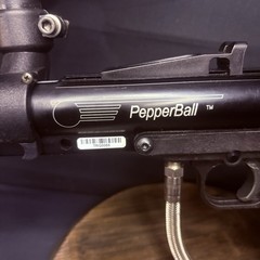 Pepper Ball SA200 Tippmann Pro-Carbine .68 Launcher w/48cu Tank & Soft Case