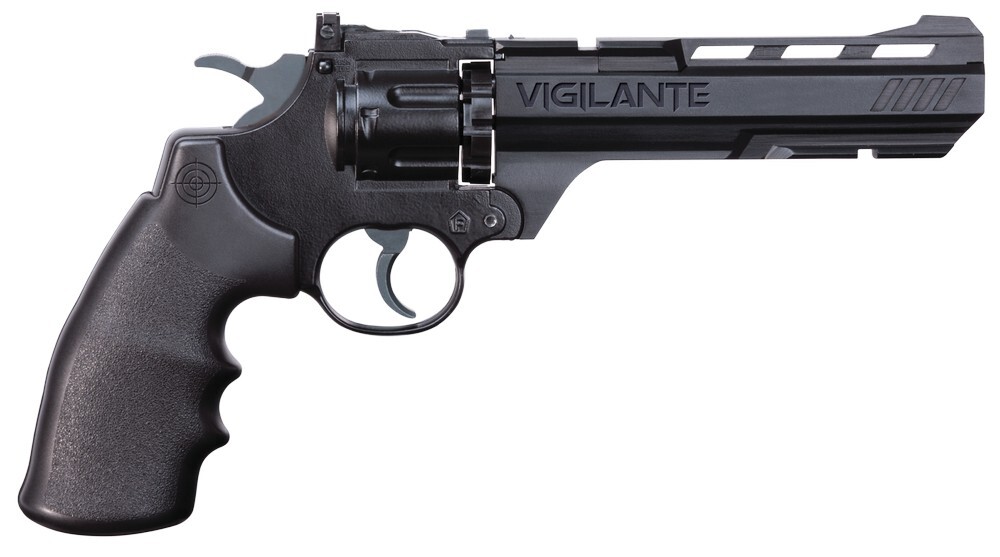 Crosman Vigilante Air Pistol CO2 Powered Dual Ammo Air Revolver .177/BB – CCP8B2