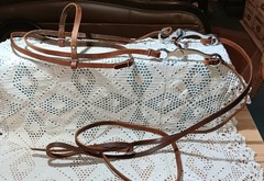New Leather Horse Bridle Wih Bit Used For Decor Purposes Unknown Type