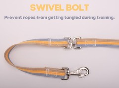 Cord Cotton Lunge Line with Rubber Stop，Equine Lunge Line for Horses with Swi…