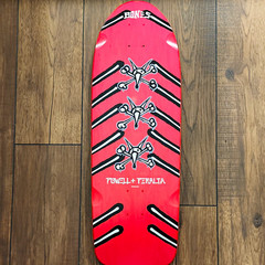Powell Peralta Bones Brigade Skateboard Deck Red Blue Rat Bones Graphic