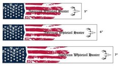 White Water Archery American Whitetail Hunter Flag Arrow Wraps 15pc