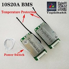 Hailong Battery BMS 10S 20A 13S 20A BMS Li-ion Battery pack +power switch 5V USB