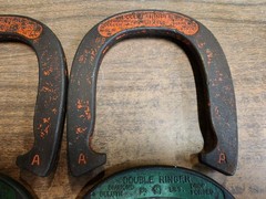 4 Double Ringer 2-1/2 Lb Pitching Horseshoes