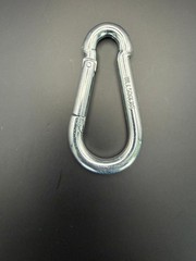4 Pack 5/16″ Snap Hook Carabiners 500 LBS WLL Zinc Plated Steel $12.99