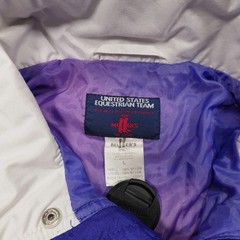 VTG MILLER’S Women’s L USET United States Equestrian Team USA Windbreaker Jacket