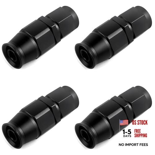 6AN PTFE Hose End Fitting Straight Swivel Only for PTFE 6AN Straight Normal