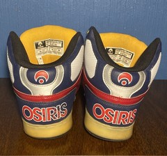 VINTAGE Osiris Skate Shoes NYC 83, Rare Primary Colors w/ Box Y2K US Mens Sz 10