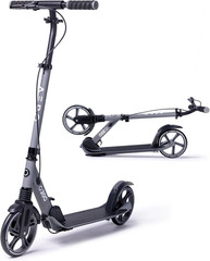 Kick Scooter Kids Teens Adults Light Up Wheels Hand Brake Foldable Adjustable XL