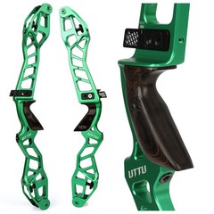 Aluminum Alloy Bow Riser CNC ILF Takedown Recurve Bow Handle 23″/25″ RH Hunting