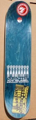 2002 BLACK LABEL MIKE VALLELY «BLACK & BLUE» SKATEBOARD DECK RARE SCREEN PRINTED