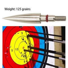 Archery Field Points Practice Field Tips100/125/150/200/300 Grains Archery Ta…