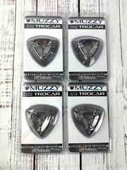 4 packs Muzzy 3 BLADE Trocar 100 Grain Archery Hunting Fixed Broadhead