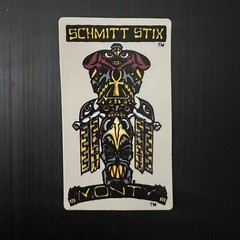 Vintage 1980’s Schmitt Stix Skateboards Monty￼ Sticker