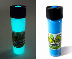 Glow-On BLUE Glow Paint For Gun Sights, Fishing Lures, Lg 9.2 ml Vial, Bright