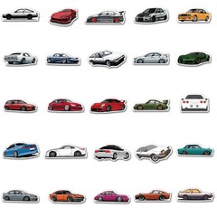 100pcs Retrofit Racing Car Stickers Waterproof Graffiti JDM Decals Skateboard