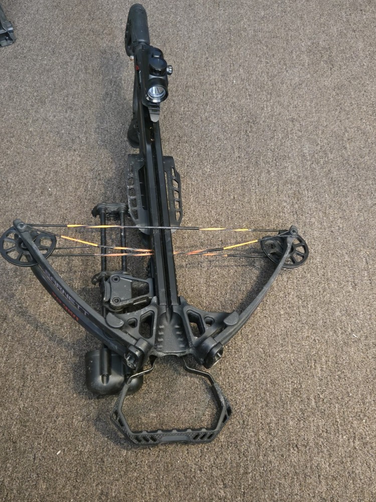 Barnett XP350 Bow Hunting Crossbow w/ Lighted Green & Red Scope – Works!