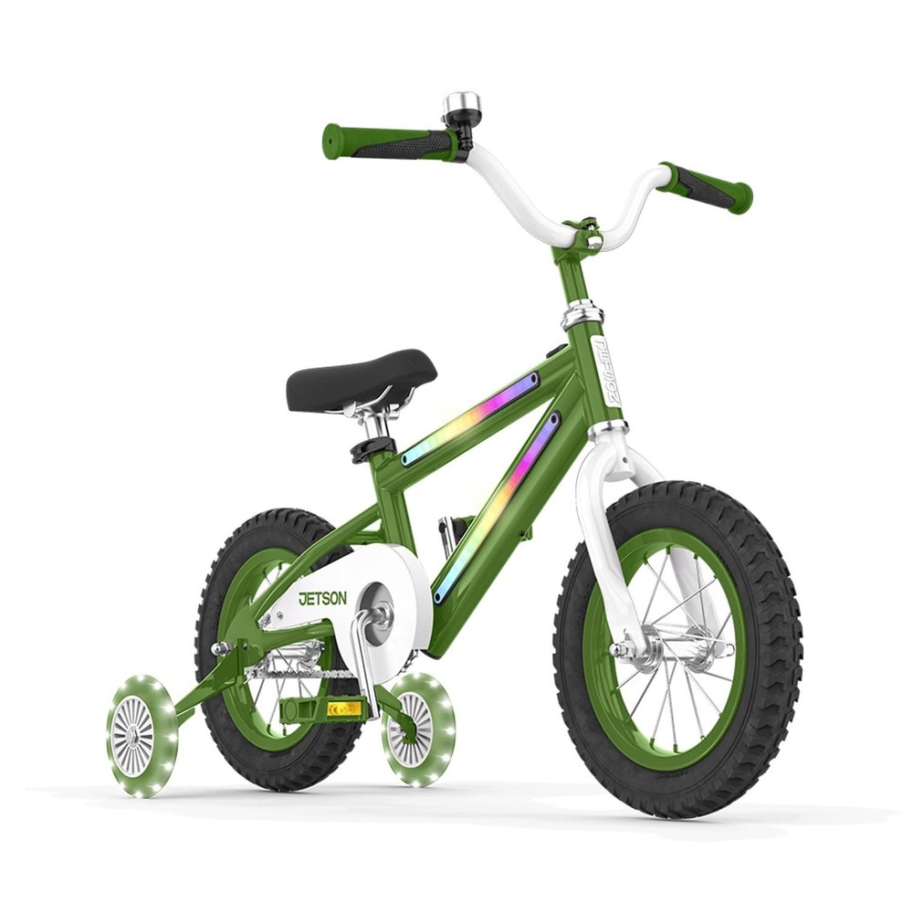 Jetson Light Rider Kids’ Light-up Unisex Bike, LED Light-up Frame, 3 Diffe