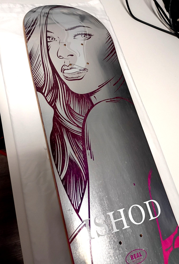Real, Ishod Wair / Rihanna – Skateboard Deck, (2018) Hotbox «Shine»