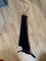 Women’s Black Suede Western Riding Chaps – Medium – Made in USA – 31” Inseam