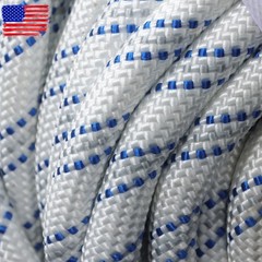 1/2″×120FT Breaking Strength 1485 Pounds 48 Strand Double Braid Polyester Rope