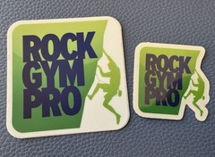 Lot 2 ROCK GYM PRO CLIMBING SCHOOL MANAGEMENT Software Promo STICKER DECAL