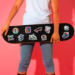 50Pcs Skateboard Vinyl Stickers Waterproof Vinyl Decals for Water Bottles Laptop