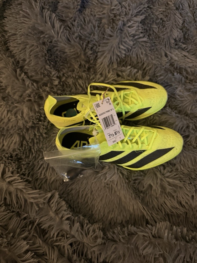 Adidas Adizero Prime SP 3 Strung Track Spikes Sz M 7.5/W 8.5 Lucid Lemon IH5800