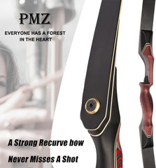 Recurve Bow Set, Professional Archery Hunting Bow Kit Right Hand, 25-60 Lbs