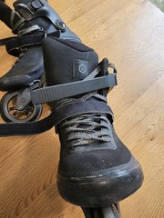 Powerslide Swell PS Triple Black 110 Inline Skates Trinity Sizes M9, W10 Used